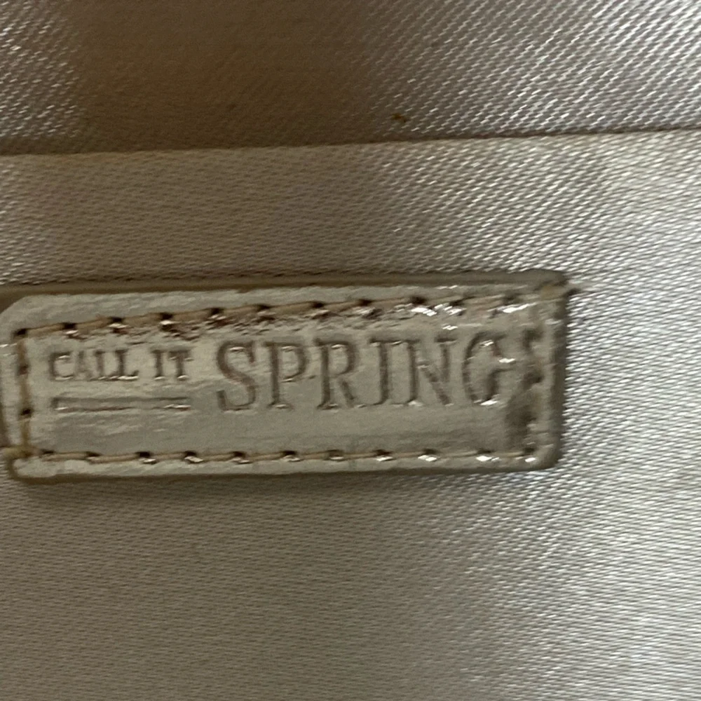 Call It Spring Glittering Silver Clutch